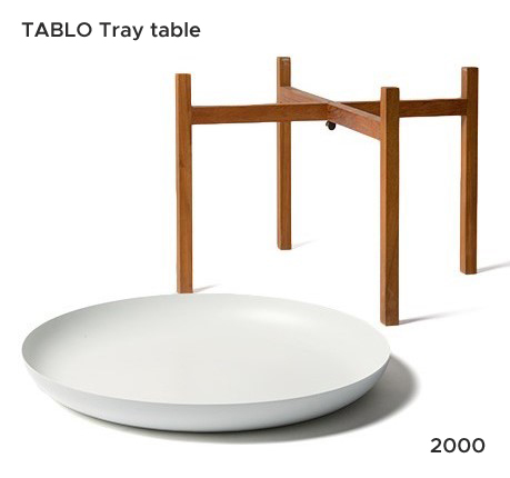 Tablo tray table by Magnus Lfgren